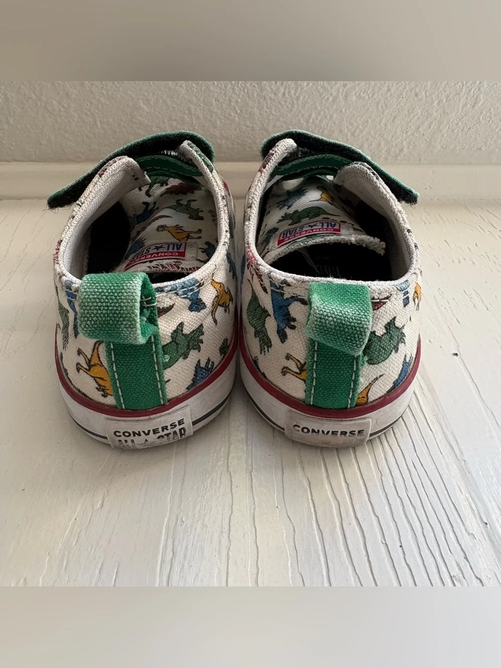 Converse Chuck Taylor All Star Dinoverse Green White Sneakers Size 10